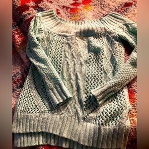 Off the shoulder sailor sweater